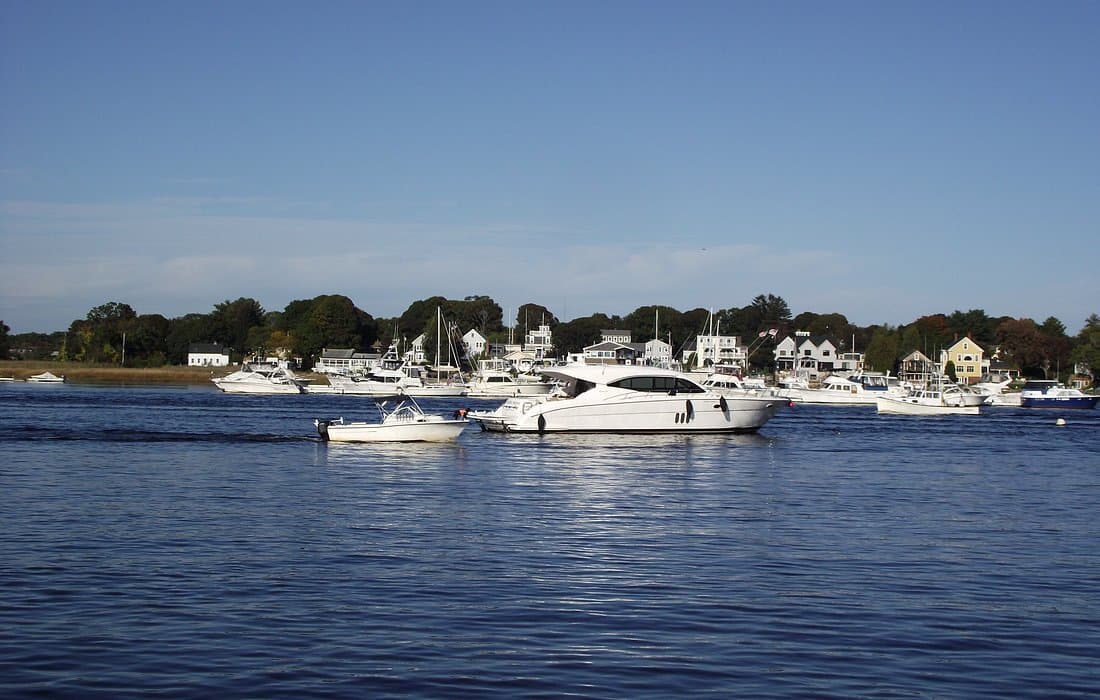 Boat by Waterfront Park